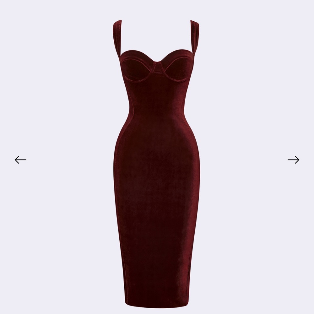 🛑Poem Bangkok velvet dress